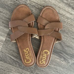 Brown sandals